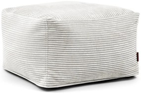 Krémszínű kordbársony babzsákfotel Softbox MooG – SLOWDOWN