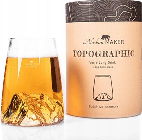 Pohár Long Drink Topographic Zugspitze