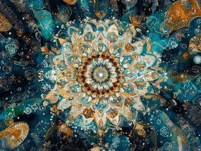 Vászonkép Canvas Grafika Mandala Harmónia Meditáció Zen Boho 100x75