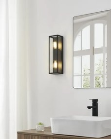 Eglo 99124 - Fürdőszobai fali lámpa AMEZOLA 2xE27/60W/230V IP44