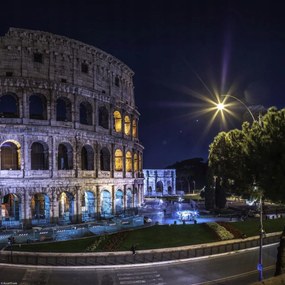 Poszter 30x30cm Híres Colosseum Rómában, Olaszország