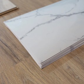 Fali öntapadós panel szett 6 db-os 60x30 cm Statuario Venato – SP TREND