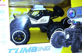 1:18 Távirányítós Sziklamászó Terepjáró HD Wifi Kamerával 4 WD hajtás 3.7V Akku Kamerás Autó