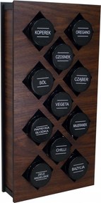 Fűszertartó Szett, Rózsafa Fűszertartó X