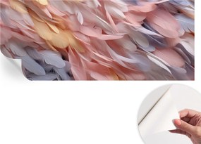 Öntapadós fotótapéta a konyhába Mosható Pasztell tollak 250x104 cm