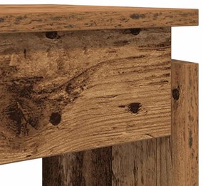 szürke sonoma szerelt fa tálalóasztal 80x30x102 cm