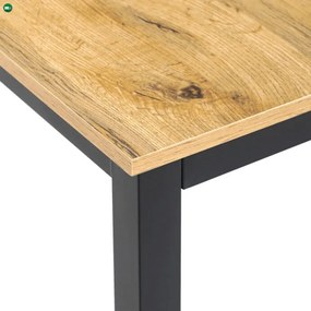 Étkezőasztal 110x70x75 cm, MDF, vad tölgy, GDT-202 OAK