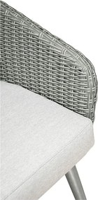 Világosszürke kerti lounge szett Bistro – Unique Furniture