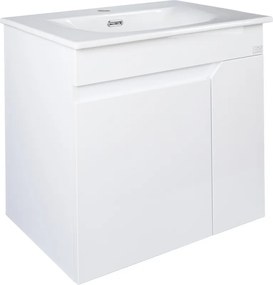 TMP VISION 60 fali függesztett fürdőszobai bútor - SKY E-8099-60 porcelán mosdóval - 61 x 46 x 56 cm