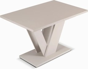 Modern bővíthető étkezőasztal CLARK 120–160 cm kasmír