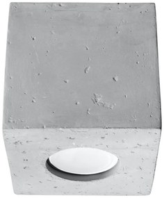 Szürke spotlámpa 10x10 cm Geo – Sollux