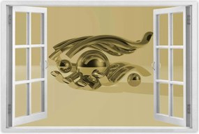 Poszterek 90x60 Szépia gömbök