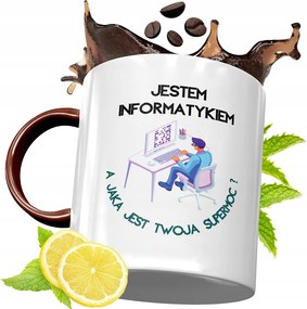 Bordó Bögre Informatikusoknak Születésnapi Ajándék fényképes nyomtatással