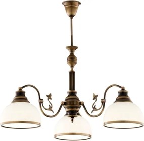 BRILAGI - Rúdcsillár TAURUS 3xE27/15W/230V Ø70 cm bronz