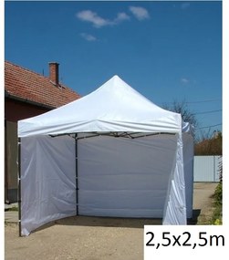 Összecsukható sátor 2,5 x 2,5 fehér SQ