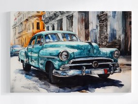 Canvas Vászonkép Autó Oldtimer Műemlék Havana Kuba 60x40