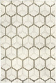 Kültéri Zsinóros Útszőnyeg Világos Hatszögletű Colorado 200x290 cm