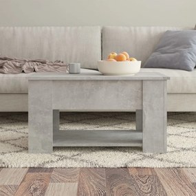 betonszürke szerelt fa dohányzóasztal 79x49x41 cm