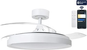 Aigostar-LED Fényerőszabályozható mennyezeti ventilátor LED/50W/230V 2700-6500K 106 cm+ távirányító fehér