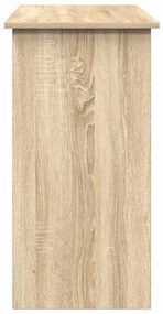 sonomatölgy színű forgácslap íróasztal 80 x 40 x 75 cm