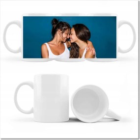 Nyomott mintás bögre Női gyengédség Szerelem