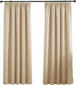 Sötétítő Függöny Miulee 140X245 CM Bézs Dekoratív