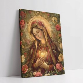 Vászonkép Szűz Mária szíve otthon nappali szoba 45x60