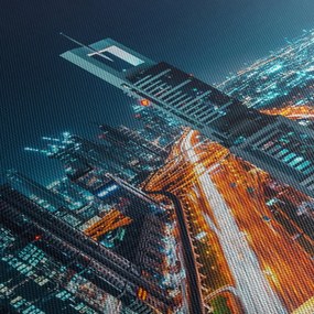 Kép - Dubai éjszaka (120x50 cm)