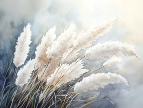 Vászonkép Canvas Akvarell Természet Pampas Fű 80x60
