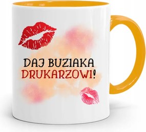 Nyomtatónak Sárga Bögre Születésnapi Ajándék fényképes nyomtatással