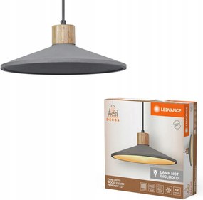 Mennyezeti Lámpa Függő Dekoratív E27 Túlnyúlás Szürke Barna Beton Dekoráció