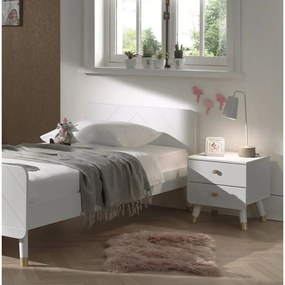 Billy fehér gyerek borovi fenyő éjjeliszekrény - Vipack