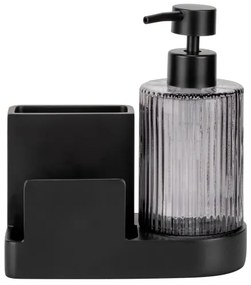 WENKO 54654100 - PINA rendszerező 16x17 cm fekete