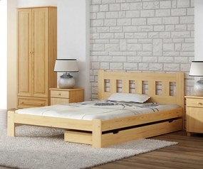 AMI nábytek Fenyőfa ágy Brita 120x200 cm fenyő