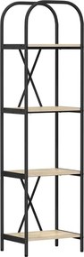 vidaXL Könyvespolc Sonoma tölgy 40 x 30 x 146 cm Faanyag