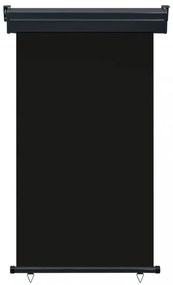 fekete erkély oldalnapellenző 105 x 250 cm