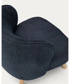 Szürkéskék zsenília fotel Ulit – Kave Home