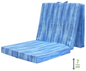 Összehajtható matrac THOMMY 60x190 kék