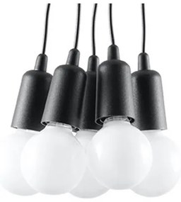 Csillár zsinóron DIEGO 5xE27/60W/230V
