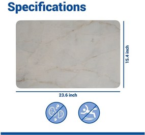 Szürkésbarna kovaföld fürdőszobai kilépő 39x60 cm Itamos – Wenko