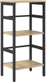vidaXL Könyvespolc Sonoma tölgy 40 x 29,5 x 81 cm Faanyag