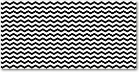 Üvegpanel konyhába cikk-cakk 140x70 cm Ragasztó