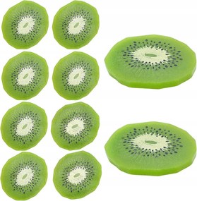 Mesterséges Kiwi szeletek Fotózási kellék Dekoráció Édes asztal