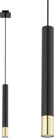 SIGMA LIGHTING 33393 SOPEL Hengeres Függesztett Lámpa Fekete, Arany GU11 IP20