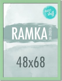 Képkeret 48x68 Képkeret 68x48 nagy Mdf Zöld Menta
