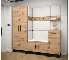 Előszobabútor Amanda 1 (artisan tölgy + fehér). 1085864