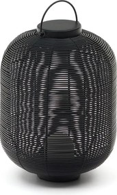 Fekete LED szabályozható asztali lámpa (magasság 37 cm) Saranella – Kave Home