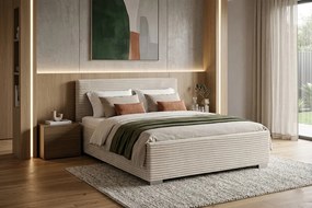 LUCI ágy 140x200 cm Fehér Matrac nélkül