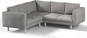 Dekoria Norsborg 4 személyes sarokkanapé huzat Ikea szürke