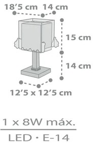 Dalber 63531N - LED gyereklámpa TRAIN 1xG4/4W/230V színes